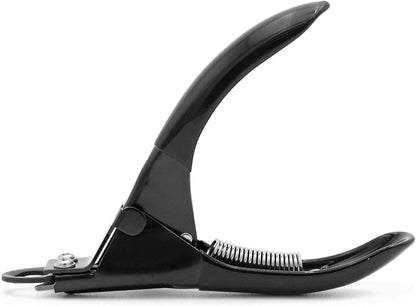 Jeffers Pet Nail Trimmer Large Hole Black – Guillotine Clippers for Dog, Cat, Puppy & Small Animal Grooming – Stainless Steel Blade, Non Slip Grip, Pet Grooming Tool for Home & Travel