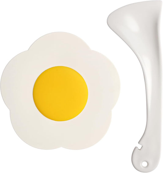 Pet Food Can Lids, Universal Size Can Covers for Dog and Cat Cans, Silicone Cat Food Top with Sunflower Shape One fit 3 Standard, Multifunctional Pet Can Opener Can Spoons (2 Pieces)