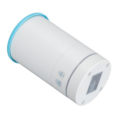 Automatic Dog Cleaner, Soft Electric Washer USB Rechargeable Portable Cleaner Cup, Dog Foot Cleaning Machine for Small to Medium Dogs Cats (White Blue)