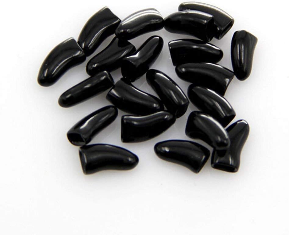 100Pcs Soft Pet Dog Nail Caps Claws Control Paws of 5 Kinds 5Pcs Adhesive Glue + 5pcs Applicator with Instructions