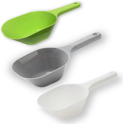 3PCS Dog Food Scoop, 1 Cup Plastic Pet Food Scoop With Measuring Lines for Dogs Cats Birds and Rabbits