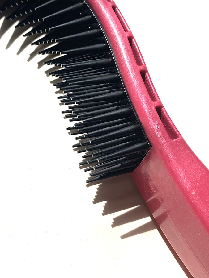 Cat Brush, Blue. Designed for Comfort, Created for Cats and Dogs. Ergonomic shape promotes stress free grooming. Great for long to short haired cats. Made in the USA.