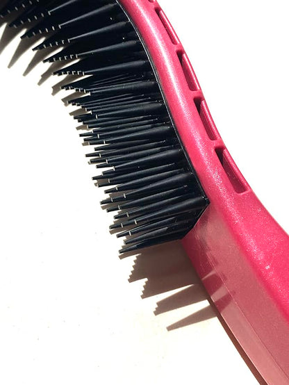 Cat Brush, Blue. Designed for Comfort, Created for Cats and Dogs. Ergonomic shape promotes stress free grooming. Great for long to short haired cats. Made in the USA.