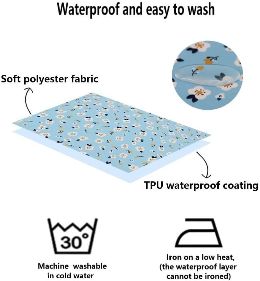 Grey Waterproof Dog Bed Slip Cover Dog Bed Liner Elastic 42 x 30 Inch