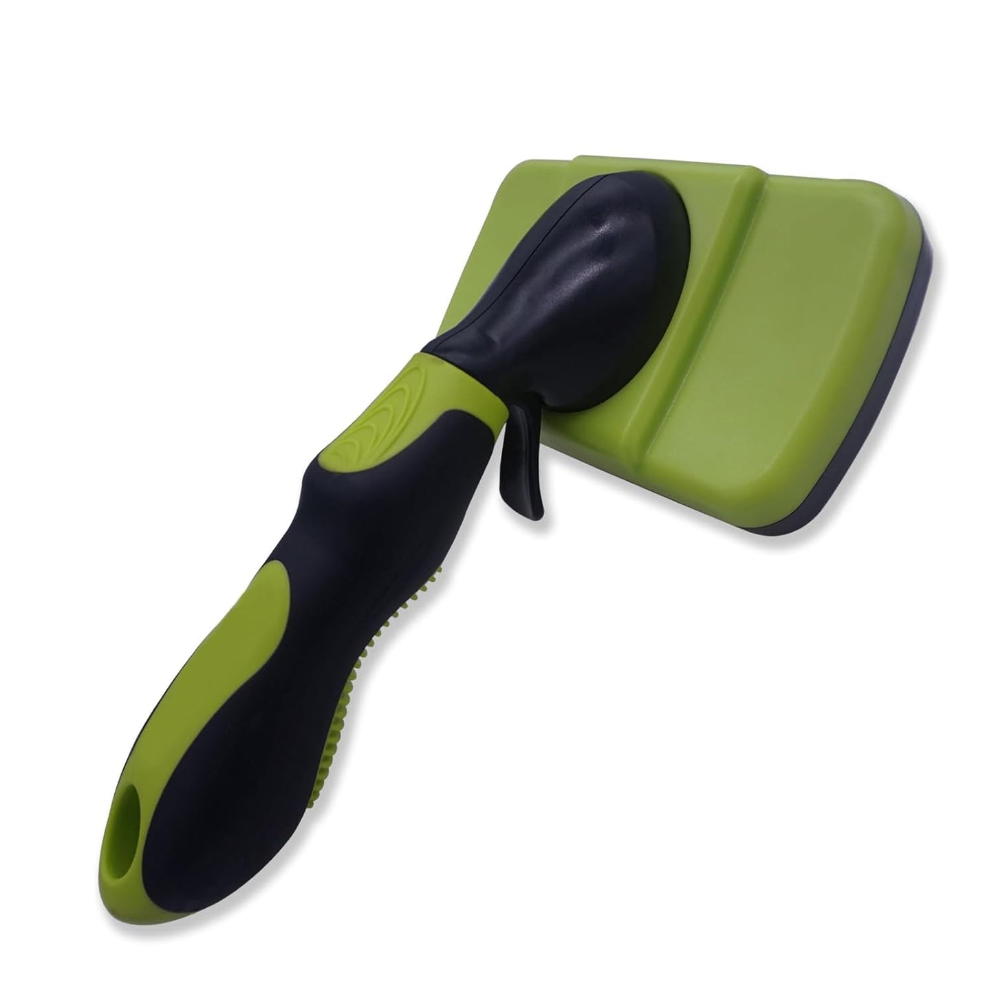 Dog brush Dog Grooming Kit 3PS： self-cleaning slicker brush dog Deshedding Tool&TPR Dog Bath Brush for dogs cats horse Home Travel (white)
