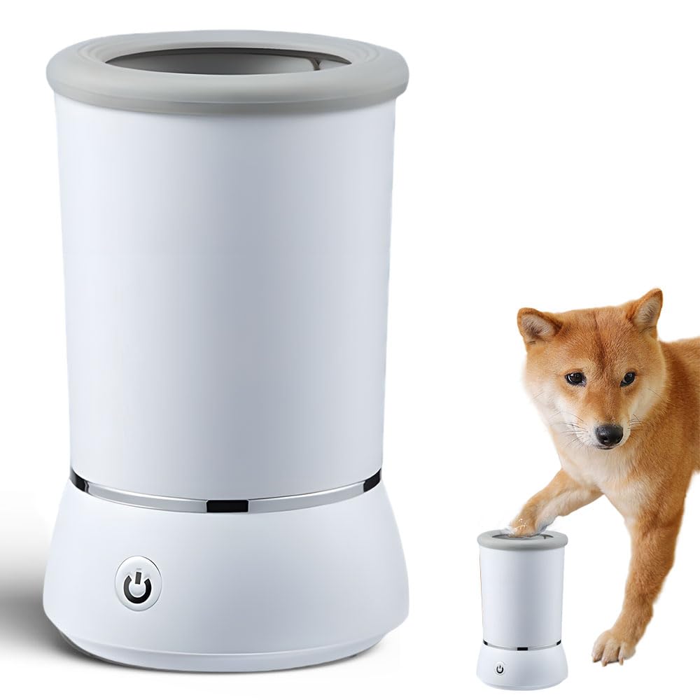 Automatic Dog Paw Cleaner 2025 New Dog Paw Cleaner Cup, Dog Paw Cleaner with USB Rechargeable, Paw Cleaner for Small Medium Large Breed Dogs Cats/Dogs (Blue)