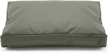 Dog Bed Cover,Waterproof Tough Plastic DIY Pet Bed Cover,Non Stick Hair Easy to Clean Rectangular Fillable Dog Bed Covers with Zipper(Dark Grey,44" L x 32" W x 4" Th,Cover Only)