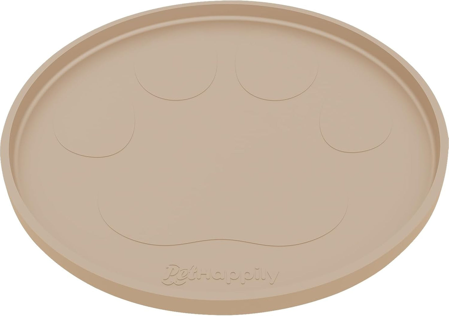 Dog Food Mat - Raised Edges Dogs Mat for Food and Water Prevent Spill, Waterproof Cat Food Mats Protect Floors, Easy Clean Dog Bowl Mats for Food and Water, Silicone Pet Feeding Placemats