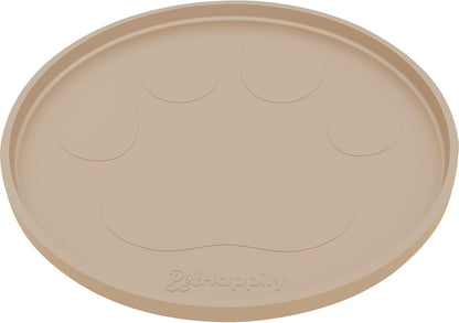 Dog Food Mat - Raised Edges Dogs Mat for Food and Water Prevent Spill, Waterproof Cat Food Mats Protect Floors, Easy Clean Dog Bowl Mats for Food and Water, Silicone Pet Feeding Placemats