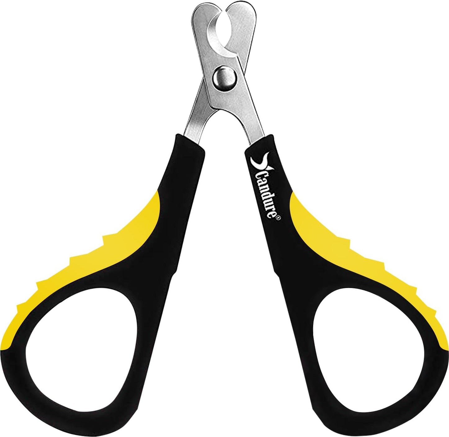 Candure Dog Nail Clippers Professional Pet Nail Clipper Suitable for Cats, Rabbits and Guinea Pigs - Safety Lock/Protective Guard to Avoid Over Cutting (Green, Medium to Small)