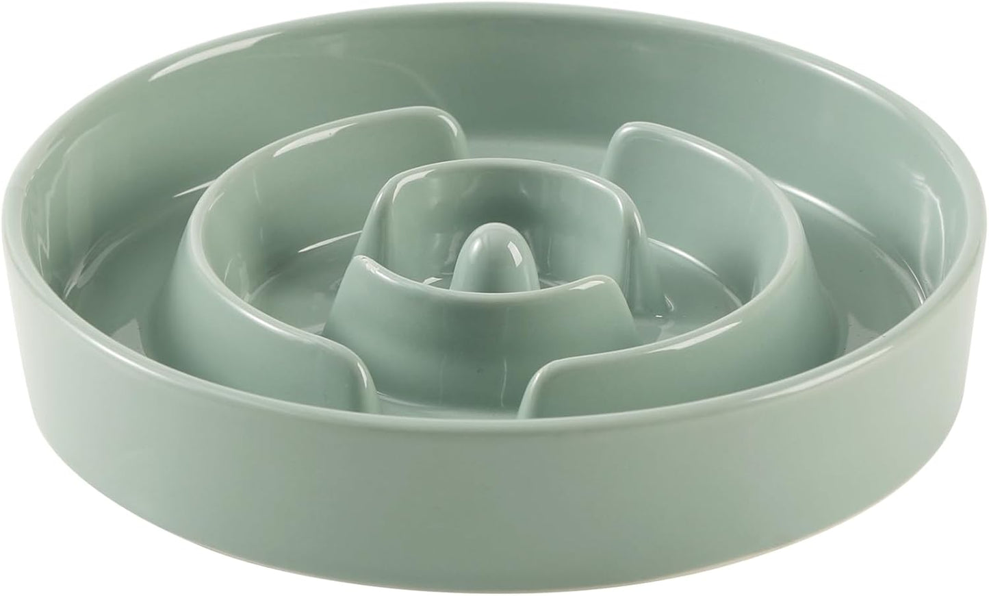 Havniva Ceramic Slow Feeder Dog Bowls, 1.6 Cups Dog Bowl Slow Feeding for Medium Breed, 8.2inch Puzzle Dog Food Bowl Slow Feeder Non-Slip Anti-Gulping and Anti-Choking Reduces Bloating
