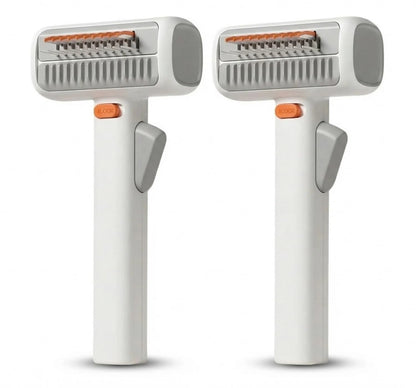 2-IN-1 Pet Self-Detangling & Grooming Comb, Professional Undercoat Rake & Dematting Brush for Dogs & Cats, Gentle on Long or Short Hair, Effortlessly Removes Mats, Tangles & Loose Fur (1PC)
