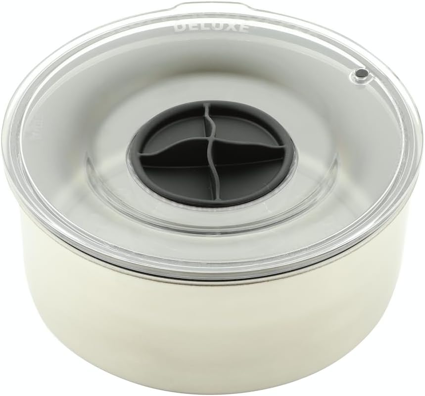 Slopper Stopper Stainless Steel Dripless Water Bowl with Tritan Plastic Lid – Holds 1 Gal, Reduces Spills & Trails Up to 85%+, Water Bowl for Large Breed Dogs (51-85 lbs), The Original Slobber Stopper