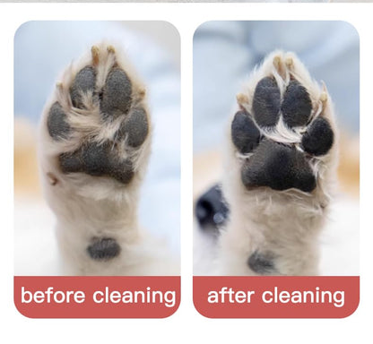 Pet Foot Washing Cup Rechargeable Automatic Dog Paw Cleaner Suitable for Paw Cleaning of Dogs, Cats and Rabbits.Pet Foot Cleaner for Small Medium Large Breed (PINK)