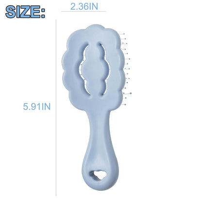 Cloud Shape Small Dog Grooming Brush - Soft Pin Brush for Gentle Detangling & Massage Puppy Hair Comb for Maltese, Shih Tzus, Yorkies, and Puppies, Pink