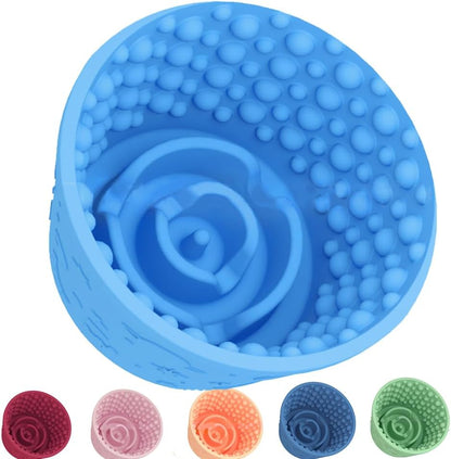 Dog Lick Bowl,Anxiety Relief Non-Slip Silicone Treat Bowl,Durable Anti-Choking Long-Lasting Enrichment Slow Feeder Licking Mat for Small Medium Large Breed,Freezable BPA Free Silicone Dishwasher Safe