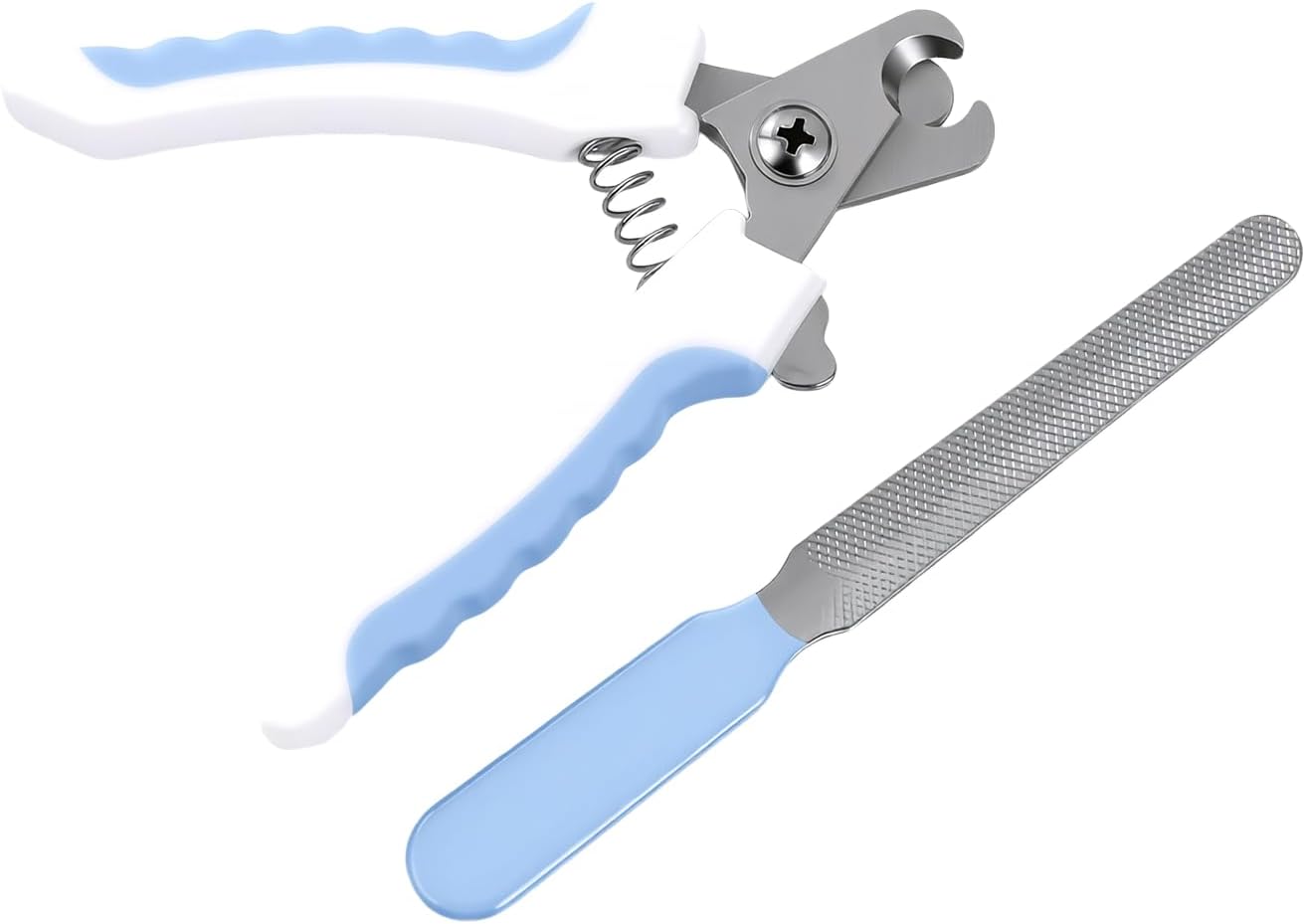 Dog Nail Clippers for Large Dogs, Pet Nail Clipper Kit for Small & Large Dogs & Cats，Dog Nail Clippers for Dogs and Cats - Safe and Easy to Use，Professional Dog & Cat Nail Trimmers (Pink)