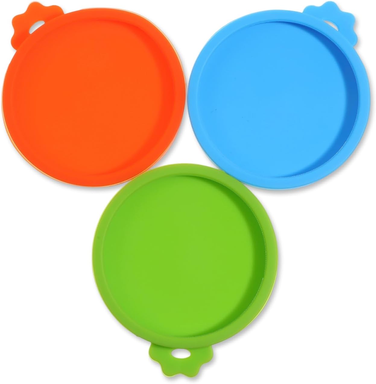 EupHHonycs 6 Pcs Cat Food Can Lids Silicone Small Pet Can Covers Dishwasher Safe for 3 oz Cat Wet Food Cans or Canned Good