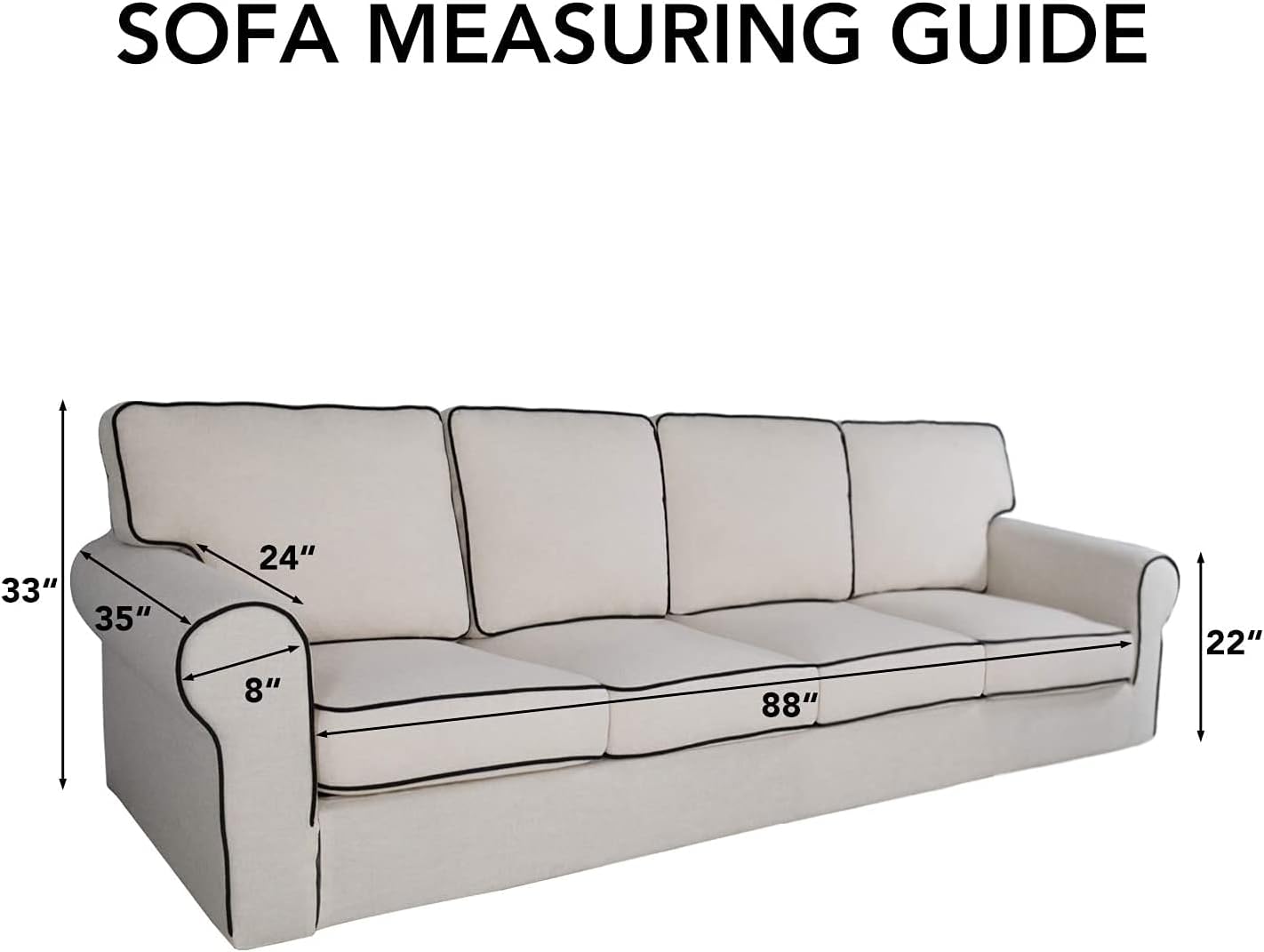 PureFit Reversible Quilted Sofa Cover, Water Resistant Slipcover Furniture Protector, Washable Couch Cover with Non Slip and Elastic Straps for Kids, Dogs, Pets (Sofa, Gray/Light Gray) - Colors B