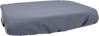 Grey Waterproof Dog Bed Slip Cover Dog Bed Liner Elastic 42 x 30 Inch
