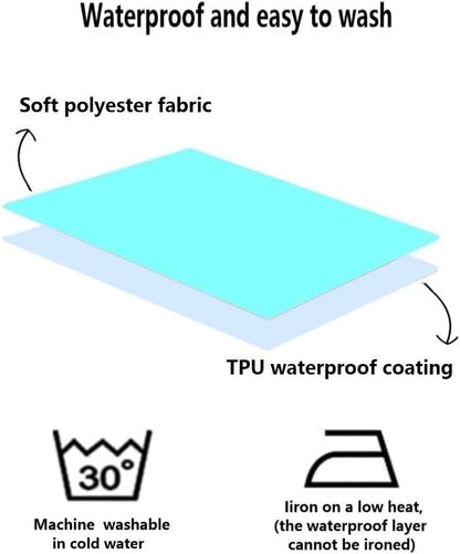 Waterproof Dog Bed Cover Replacement Round 42 Inch Grey