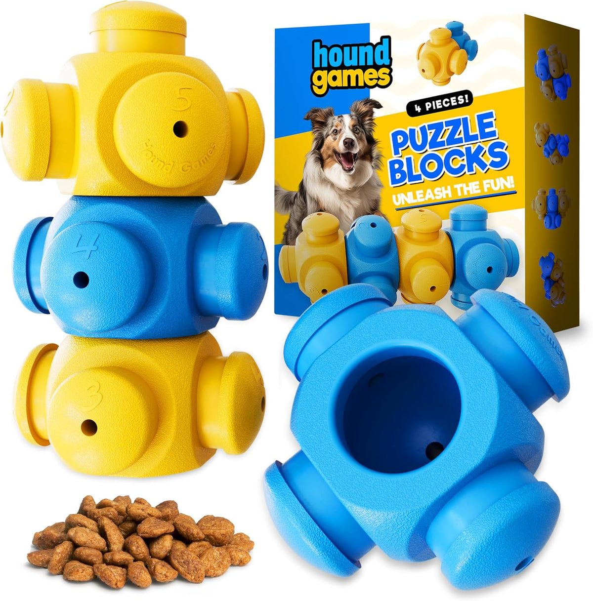 Dog Puzzle Toys for Smart Dogs, Interactive, Treat Puzzle, Enrichment