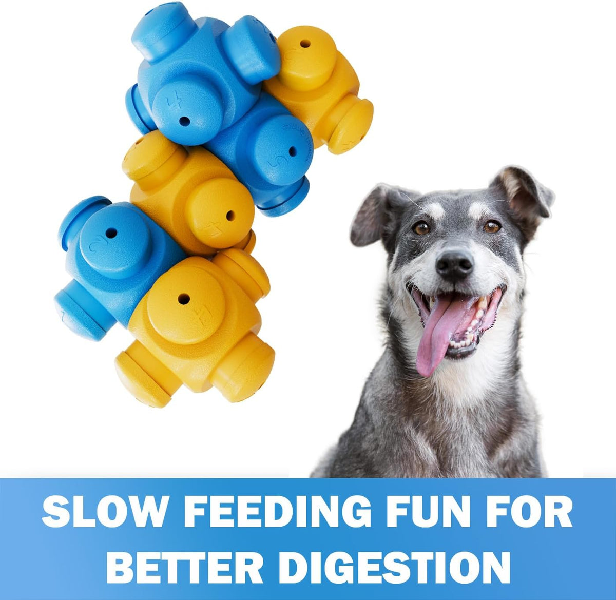 Dog Puzzle Toys for Smart Dogs, Interactive, Treat Puzzle, Enrichment