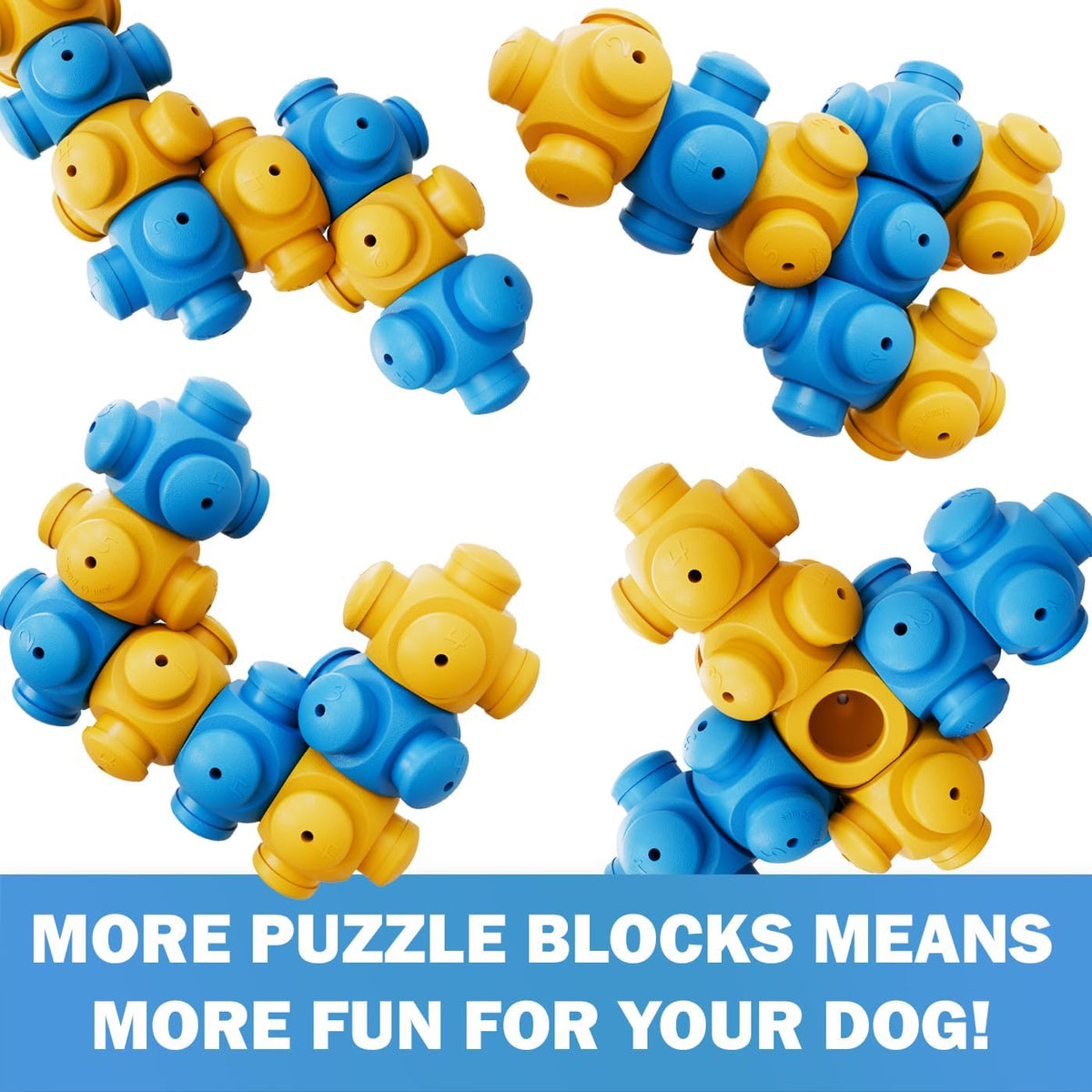 Dog Puzzle Toys for Smart Dogs, Interactive, Treat Puzzle, Enrichment