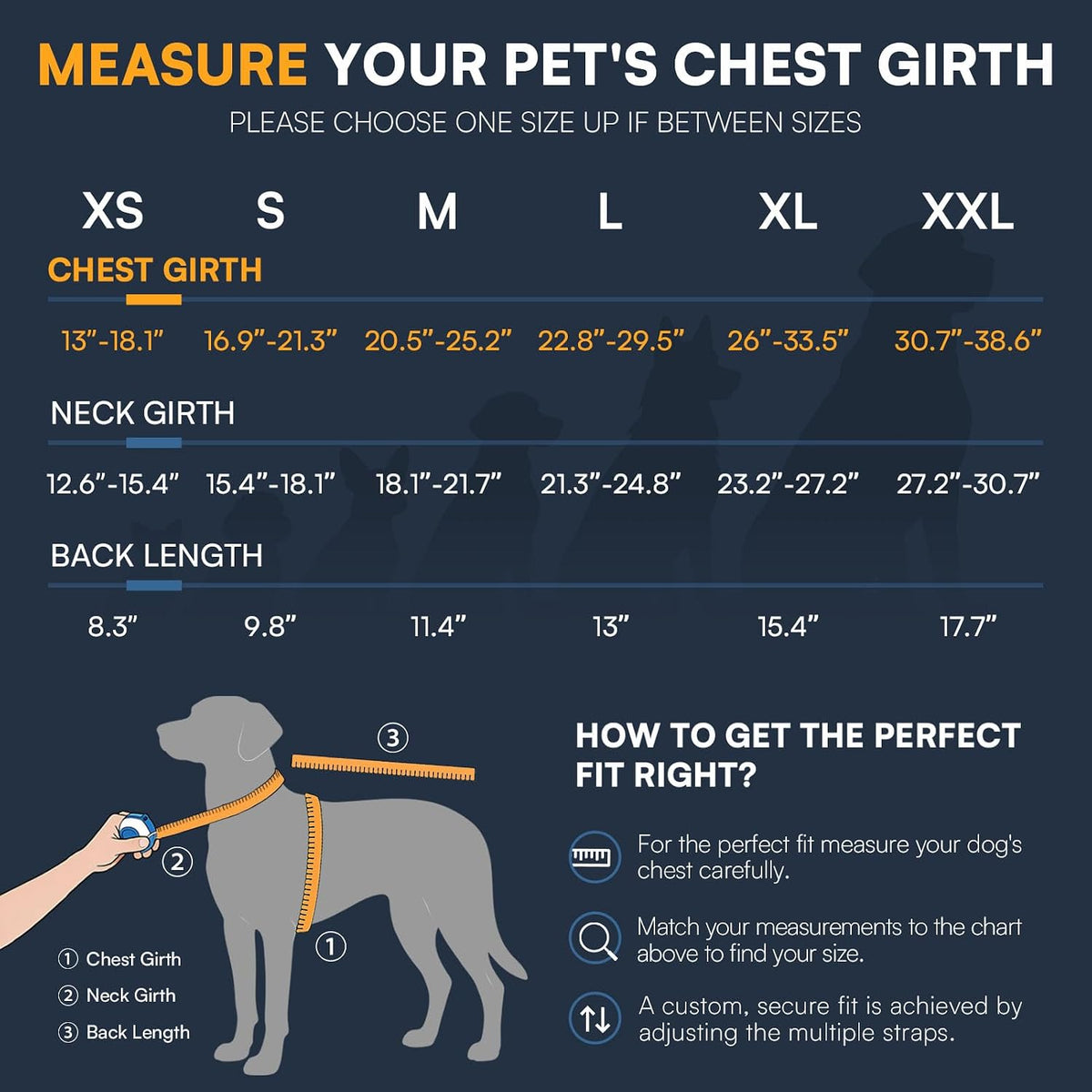 High-Visible Large Dog Life Jackets for Swimming Boating & Beach