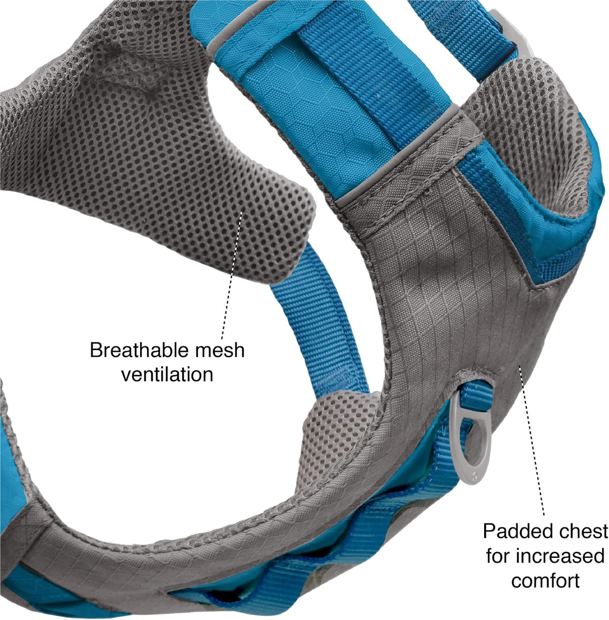 Journey Air Dog Harness, Black, Medium