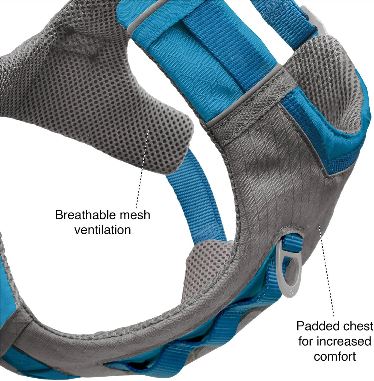 Journey Air Dog Harness, Black, Medium