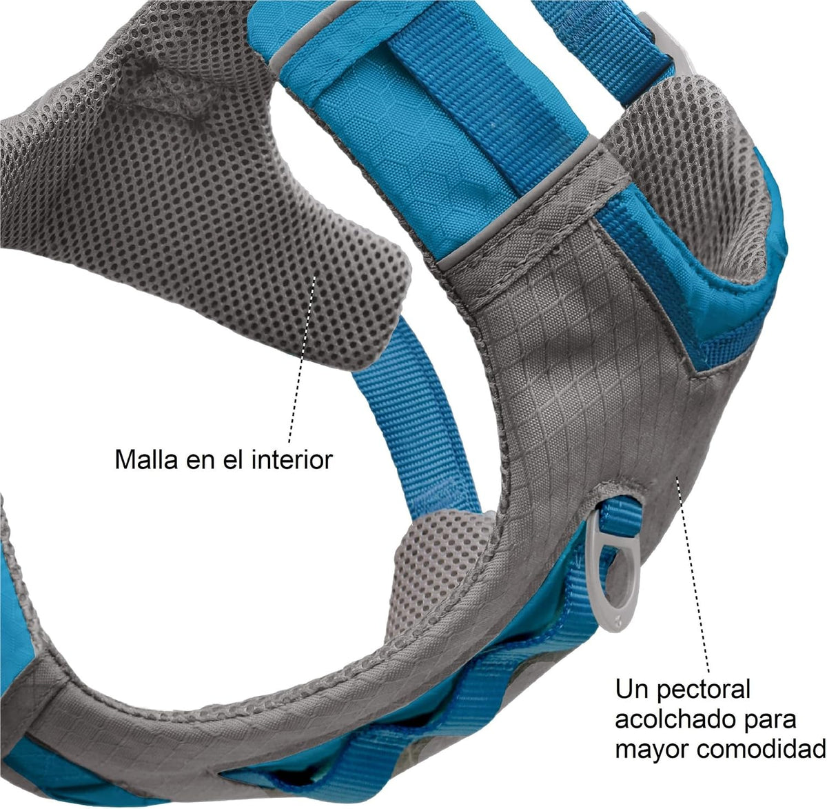 Journey Air Dog Harness, Black, Medium