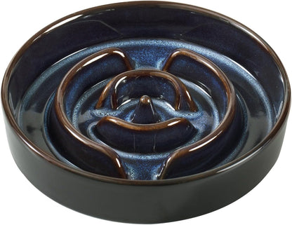Raised Slow Feeder Dog Bowls, Elevated Dog Bowls Slow Feeder Set