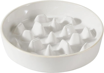 Raised Slow Feeder Dog Bowls, Elevated Dog Bowls Slow Feeder Set