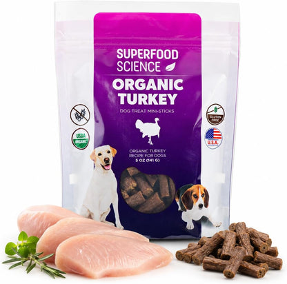 Hypoallergenic Healthy Dog Treats: Plant-Based Vegetarian Dog Snacks w/ Kelp, Sweet Potato, Chia, Flaxseed, Coconut Oil for Skin & Coat, Grain & Gluten-Free Vegan Protein Dog Treats Training, 5 oz