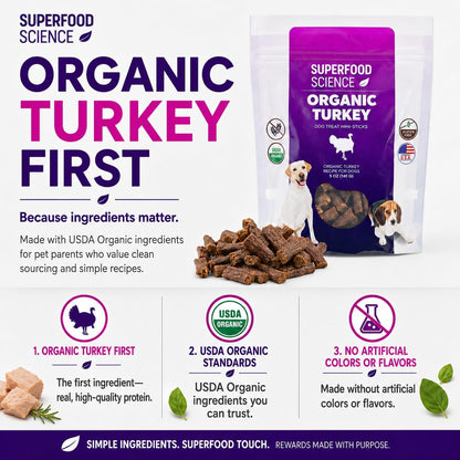 Hypoallergenic Healthy Dog Treats: Plant-Based Vegetarian Dog Snacks w/ Kelp, Sweet Potato, Chia, Flaxseed, Coconut Oil for Skin & Coat, Grain & Gluten-Free Vegan Protein Dog Treats Training, 5 oz