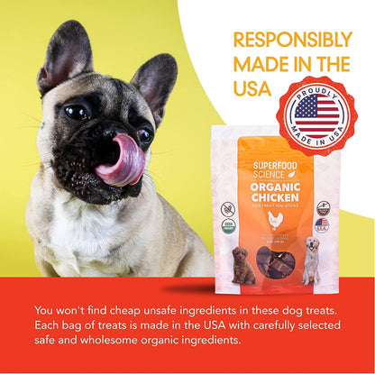 Hypoallergenic Healthy Dog Treats: Plant-Based Vegetarian Dog Snacks w/ Kelp, Sweet Potato, Chia, Flaxseed, Coconut Oil for Skin & Coat, Grain & Gluten-Free Vegan Protein Dog Treats Training, 5 oz