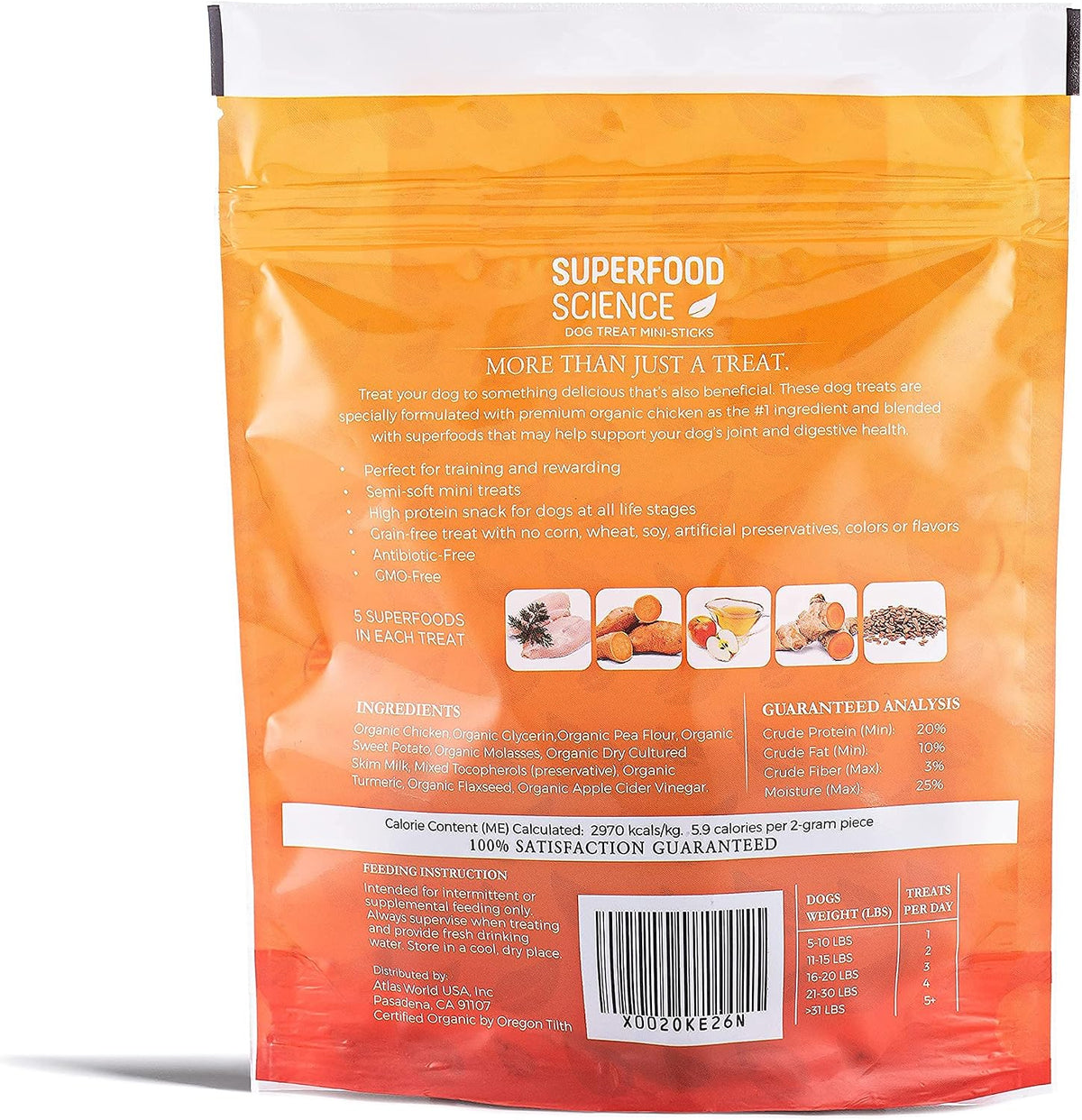 Hypoallergenic Healthy Dog Treats: Plant-Based Vegetarian Dog Snacks w/ Kelp, Sweet Potato, Chia, Flaxseed, Coconut Oil for Skin & Coat, Grain & Gluten-Free Vegan Protein Dog Treats Training, 5 oz