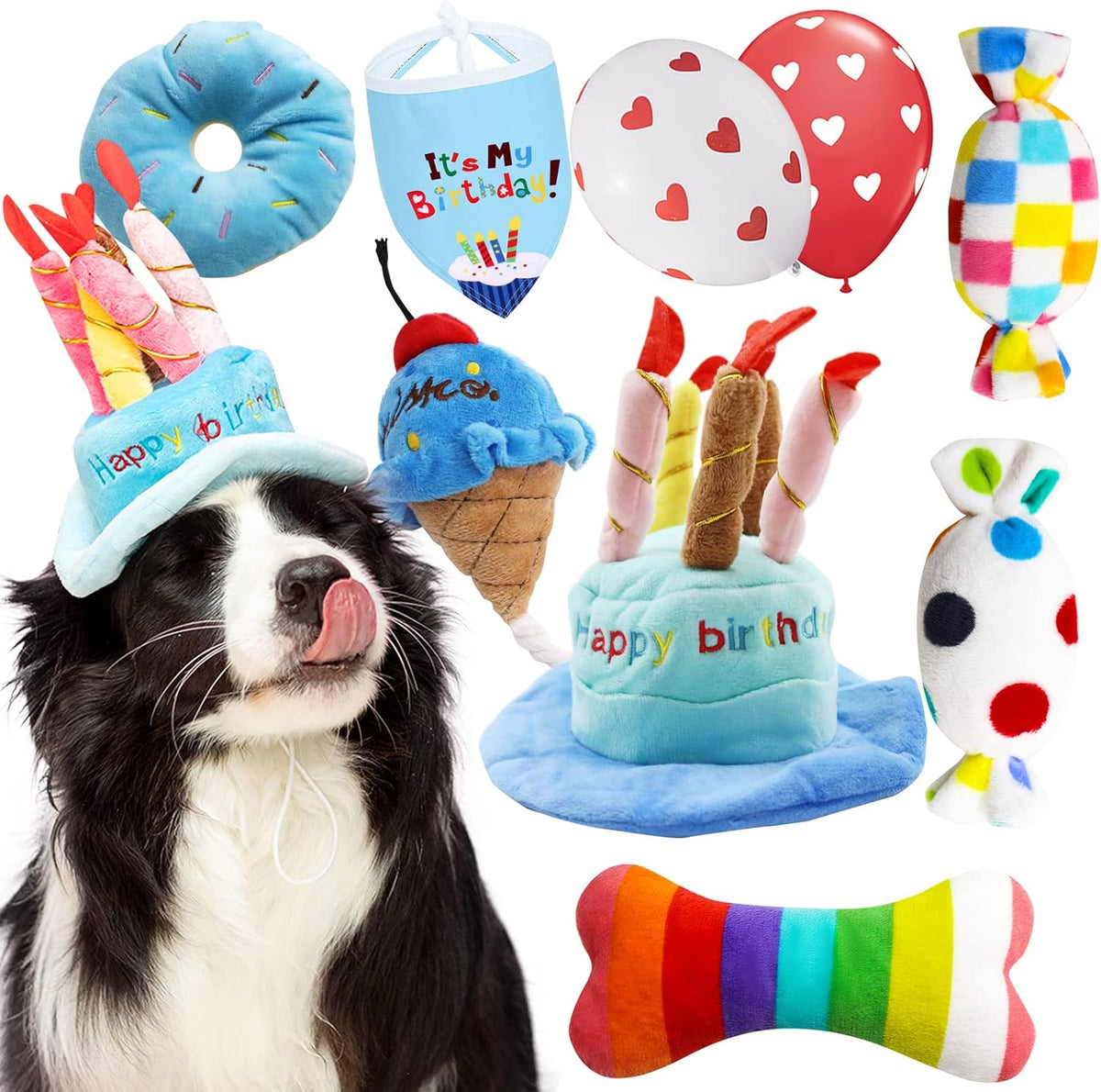 Dog Puzzle Enrichment Toy, Squeaky Crinkle Plush Turtle Puppy Toy