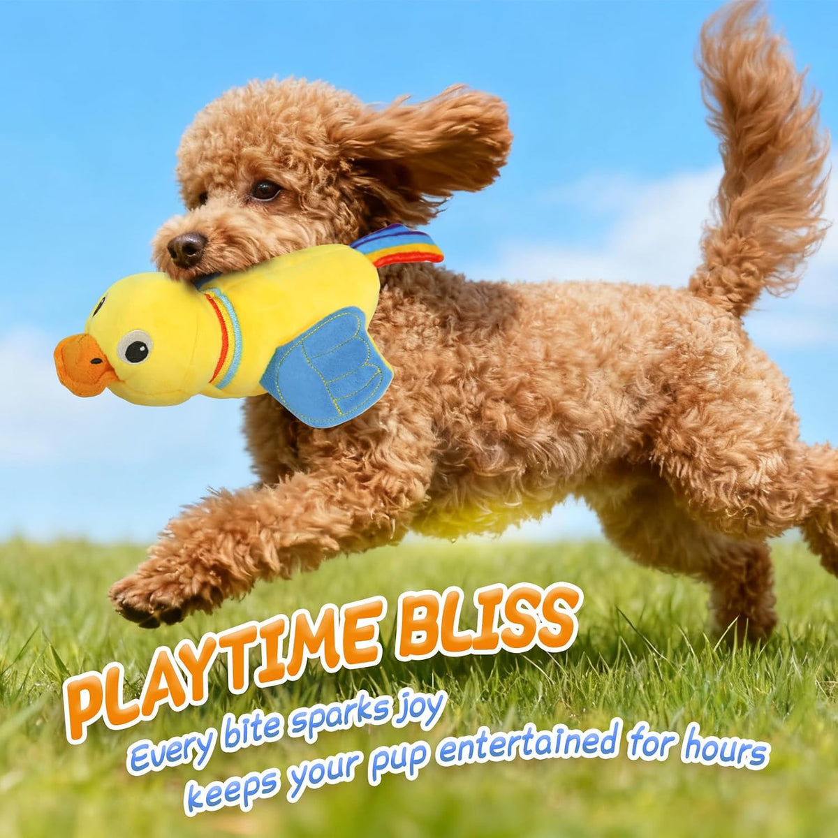 Dog Puzzle Enrichment Toy, Squeaky Crinkle Plush Turtle Puppy Toy
