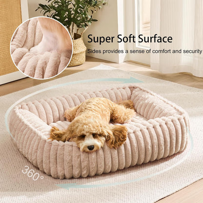 Medium Dog Bed Calming Cat Bed for Indoor Cats 24’’x20’’SageGrey