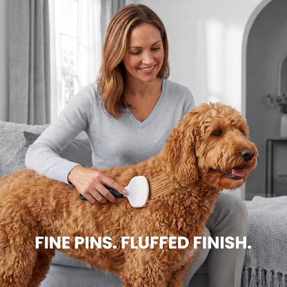 Poodle Pet Slicker Brush - For Dogs, Cats, Rabbits - Matted/Loose Fur, Knots - Suitable for Doodle/Goldendoodle Grooming and Shredding Short/Long Hair