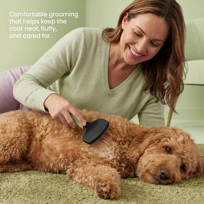 Poodle Pet Slicker Brush - For Dogs, Cats, Rabbits - Matted/Loose Fur, Knots - Suitable for Doodle/Goldendoodle Grooming and Shredding Short/Long Hair