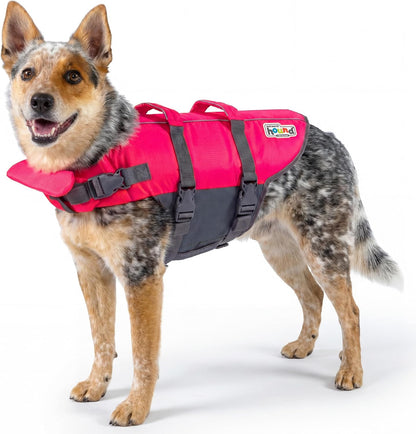 Granby Splash Dog Life Jacket, Life Vest, Orange, Large