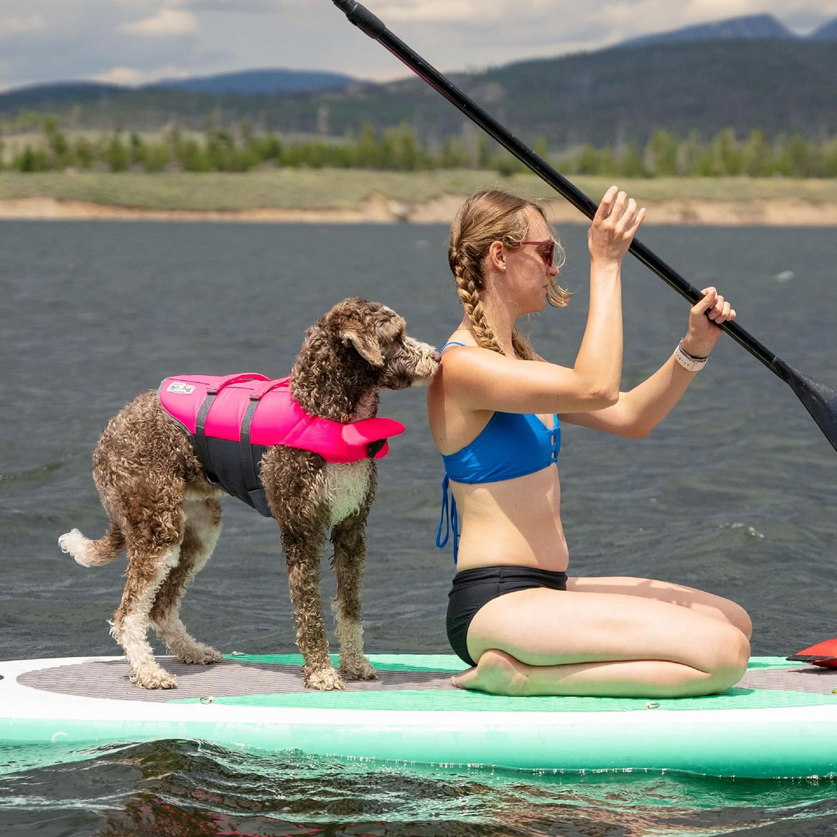 Granby Splash Dog Life Jacket, Life Vest, Orange, Large