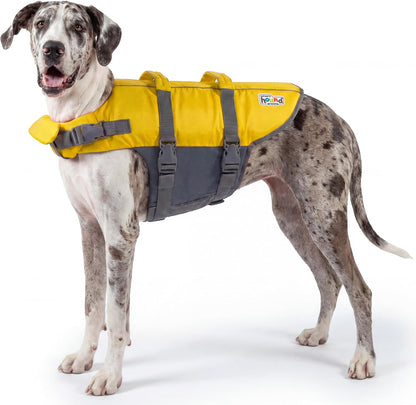 Granby Splash Dog Life Jacket, Life Vest, Orange, Large