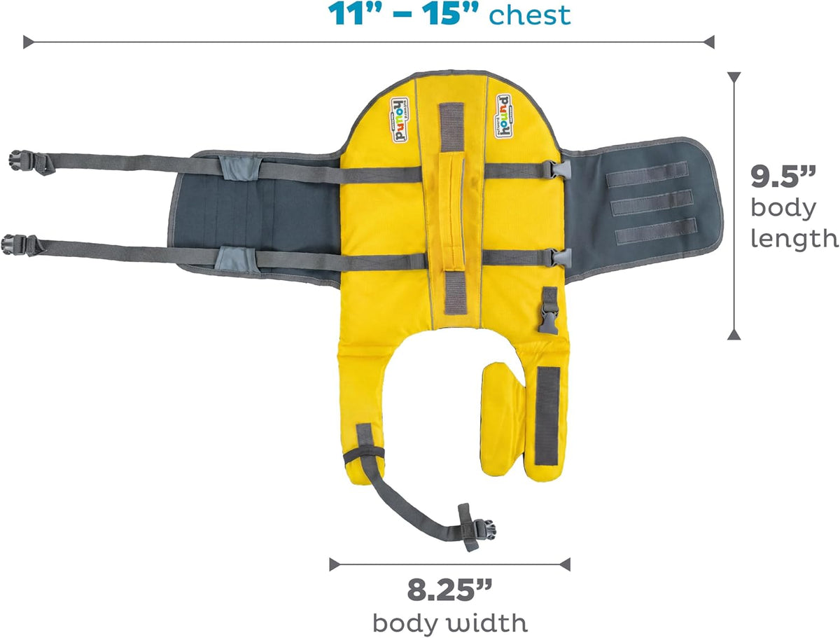Granby Splash Dog Life Jacket, Life Vest, Orange, Large