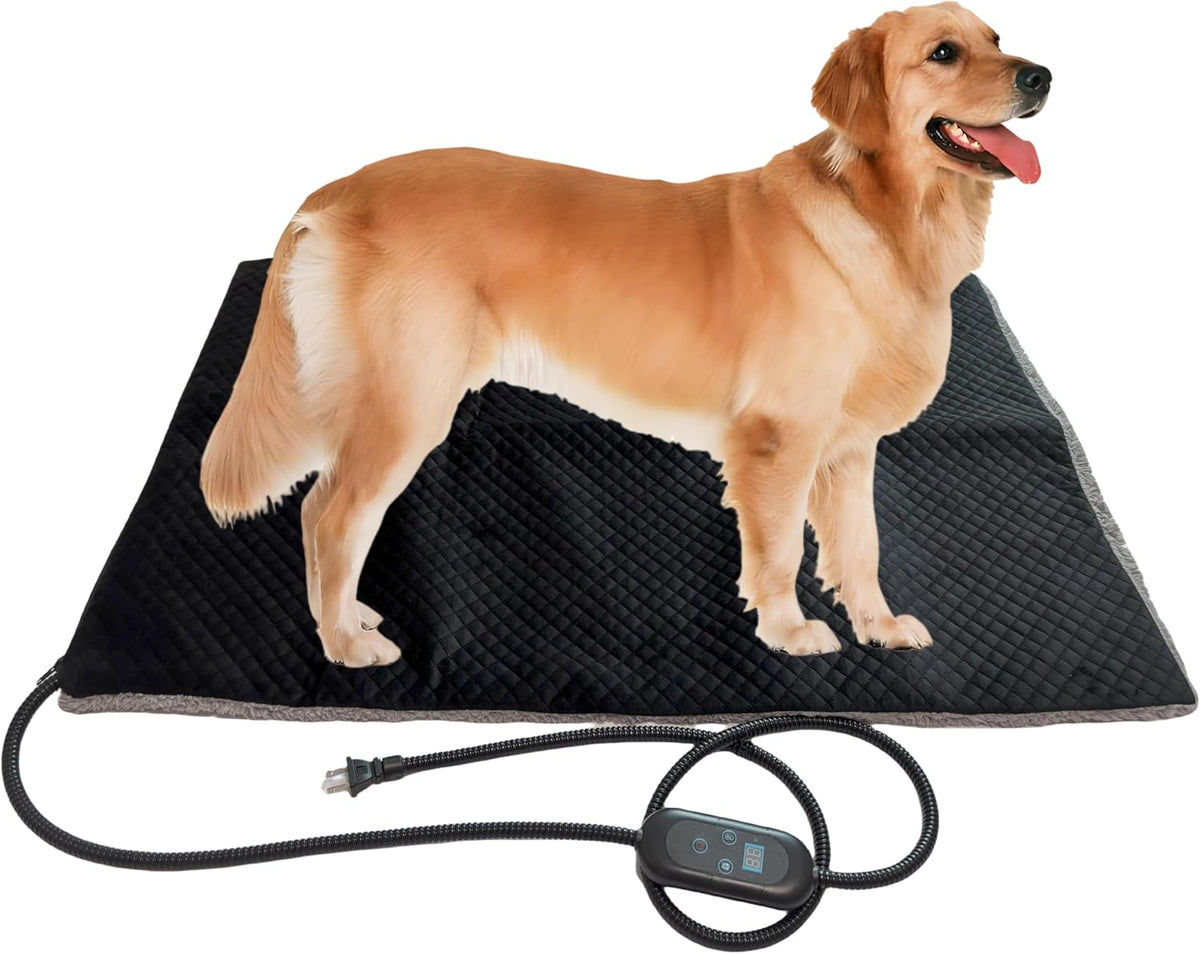 Dog Heating Pad Heated Cat Bed Puppy Heating Pad for Whelping New Born Pet