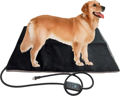 Dog Heating Pad Heated Cat Bed Puppy Heating Pad for Whelping New Born Pet