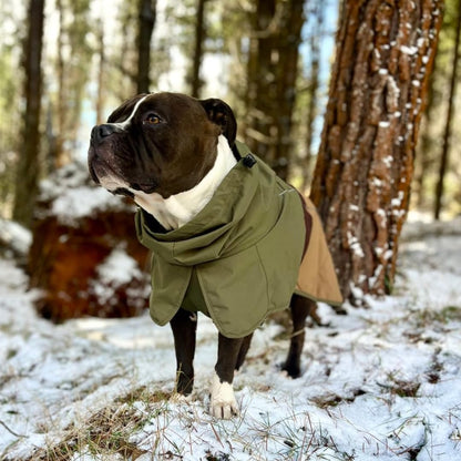 Dog Raincoat - Waterproof Rain Jacket w/Hood, Full Coverage